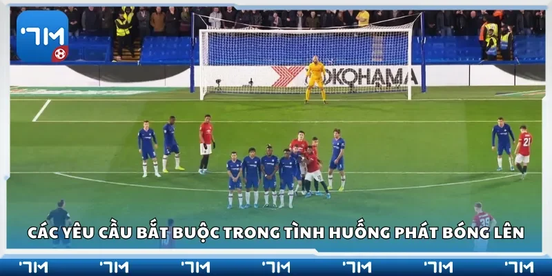 Các yêu cầu bắt buộc trong tình huống phát bóng lên