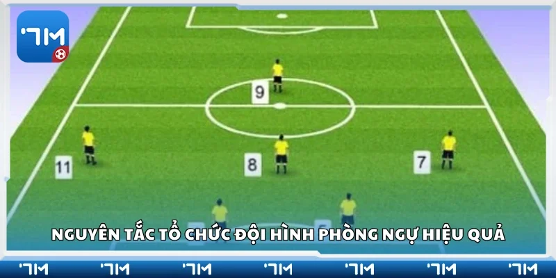Nguyên tắc tổ chức đội hình phòng ngự hiệu quả