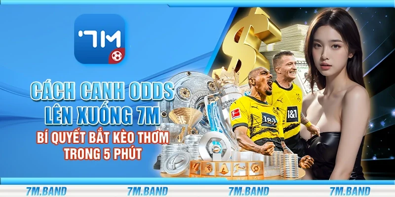 Cách canh odds lên xuống 7m – Nắm bắt kèo thơm trong tích tắc