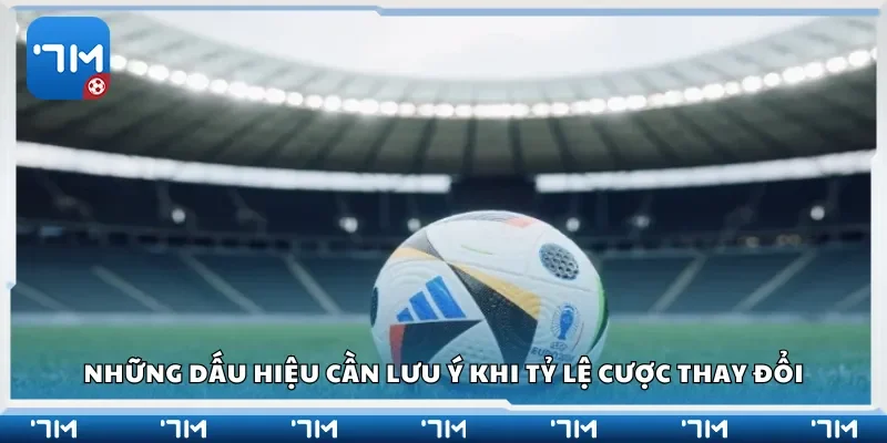 Những dấu hiệu cần lưu ý khi tỷ lệ cược thay đổi