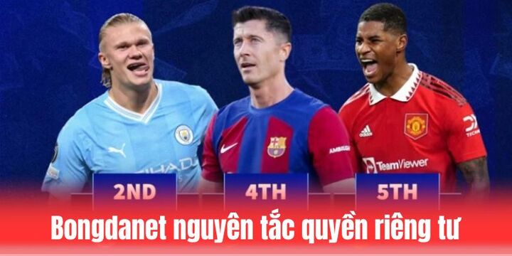 Bongdanet đưa ra nguyên tắc rõ ràng để bảo vệ quyền riêng tư