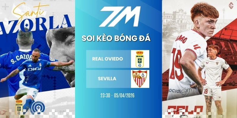 Kèo Bóng Đá Real Oviedo vs Sevilla Hôm Nay Ngày 05/04/2026 – La Liga 