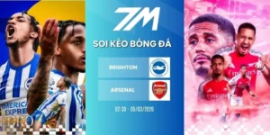 Kèo bóng đá Brighton vs Arsenal hôm nay ngày 05/03/2026 - NHA