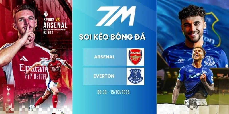 Tỷ Lệ Kèo Arsenal Vs Everton Hôm Nay Ngày 15/03/2026 – NHA