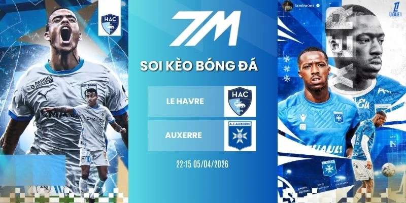 Kèo Bóng Đá Le Havre Vs Auxerre Hôm Nay Ngày 05/04/2026 – Ligue 1 