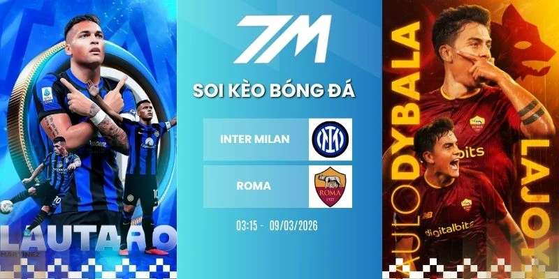 Kèo Nhà Cái Inter Milan Vs Roma Hôm Nay Ngày 06/04/2026 – Serie A
