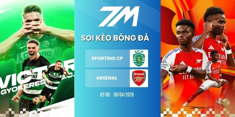 Kèo Nhà Cái Sporting CP Vs Arsenal Hôm Nay Ngày 08/04/2026 – C1